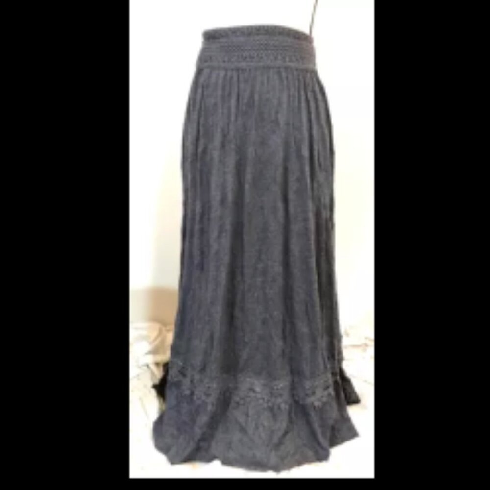 INC. Maxi Crinkle Skirt